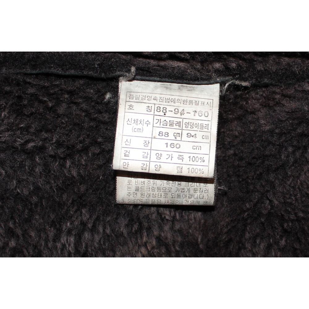 Young Eun Jacket Coat Women's Medium Faux Sude & Faux Fur-lined - Picture 14 of 14